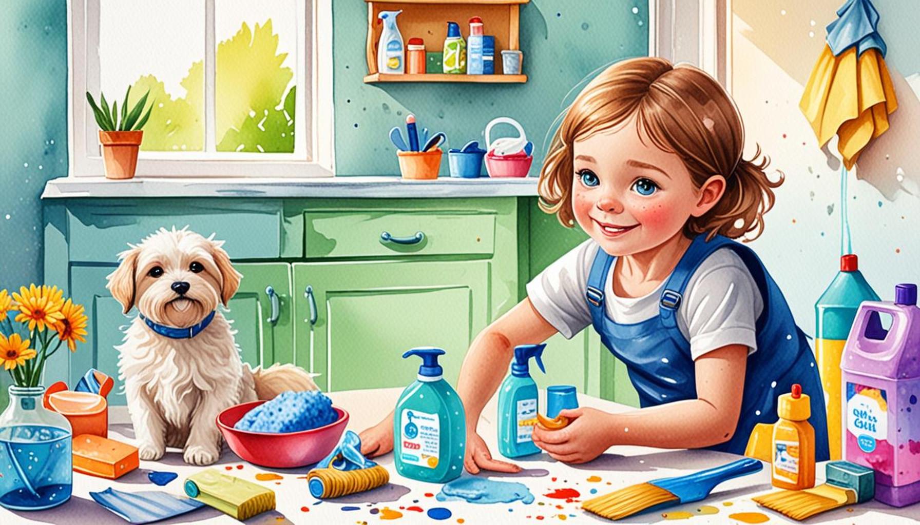 How to Identify and Choose Safe Cleaning Supplies for Children and Pets