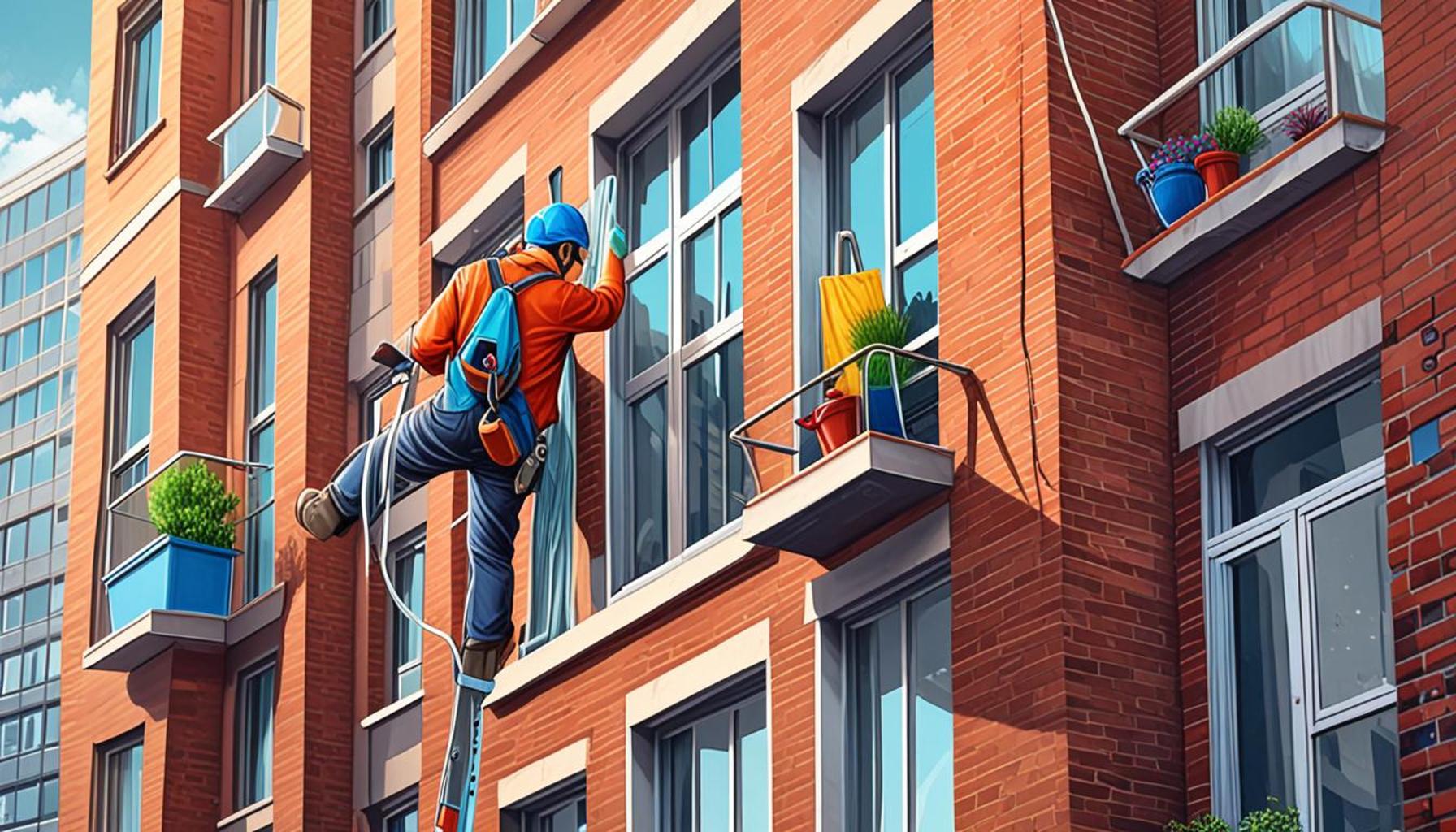 Guide to Window Cleaning in High-Rise Buildings: Challenges and Practical Solutions