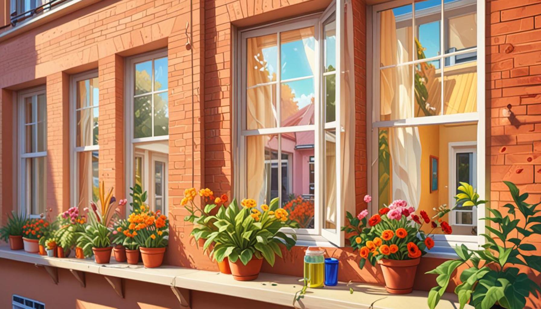 The influence of natural light from clean windows on the productivity and well-being of residents