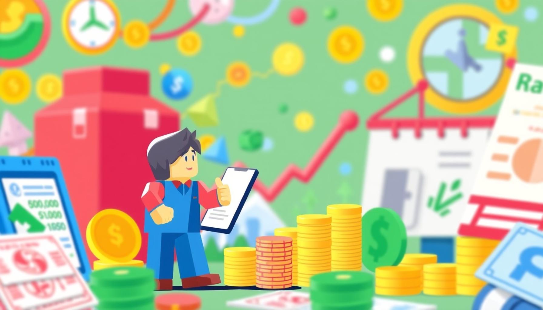 ロブロックスと金融教育：若者のための経済と起業家精神のシミュレーション